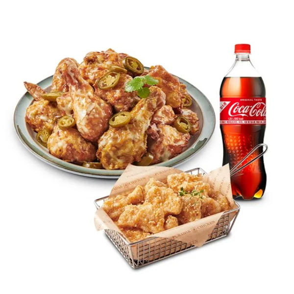Chilli Mayo Chicken + Tender Kwubaro Chicken (Garlic) + Cola1.25L