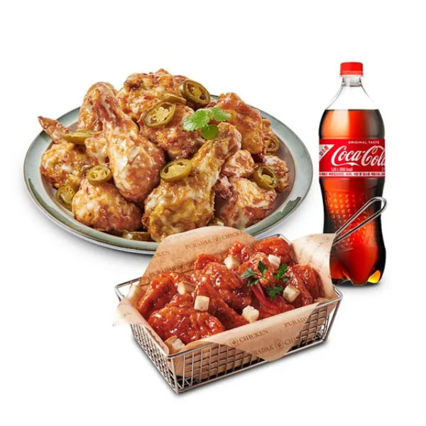 Chilli Mayo Chicken + Tender Kwubaro Chicken (HOT) + Cola 1.25L