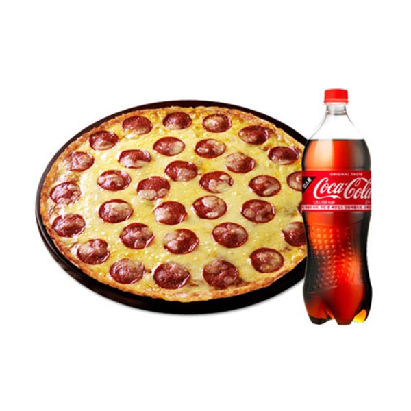 Pepperoni Medium (Thin Crust) + Cola 1.25L