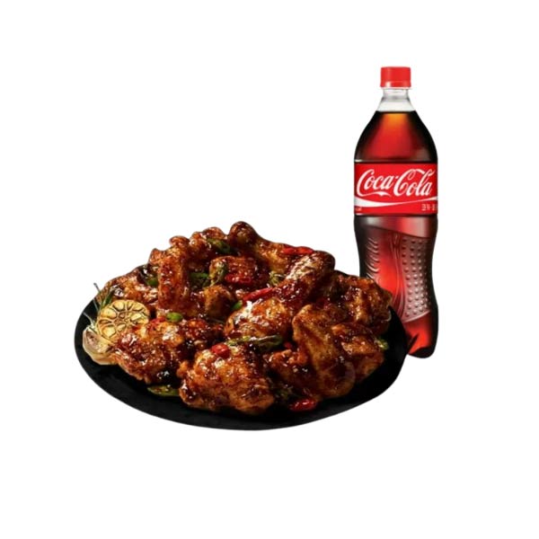 땡초숯불양념치킨+콜라1.25L