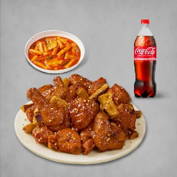 맵소디+떡볶이+콜라1.25L
