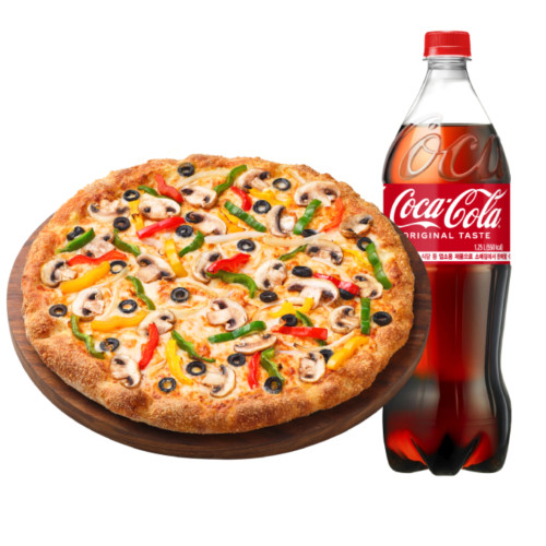 Veggie Lover Original L + 1.25L Cola