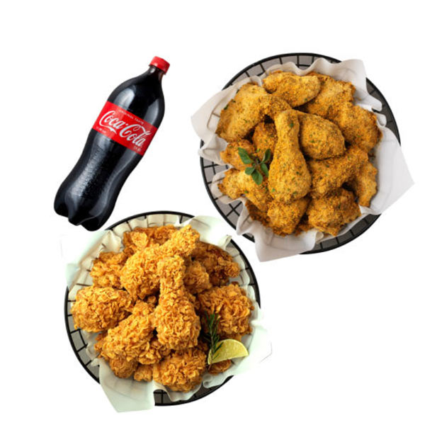 Purinkle Chicken + Fried Chicken + Cola 1.25L