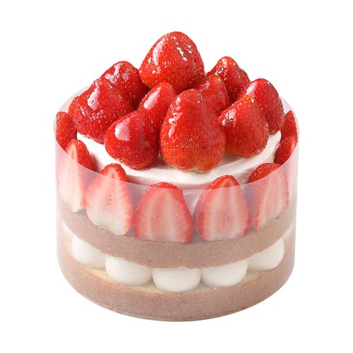 Fresh Strawberry Fraisier Cake