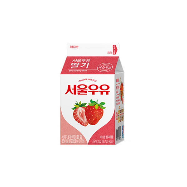 Seoul) Strawberry Milk 300ml