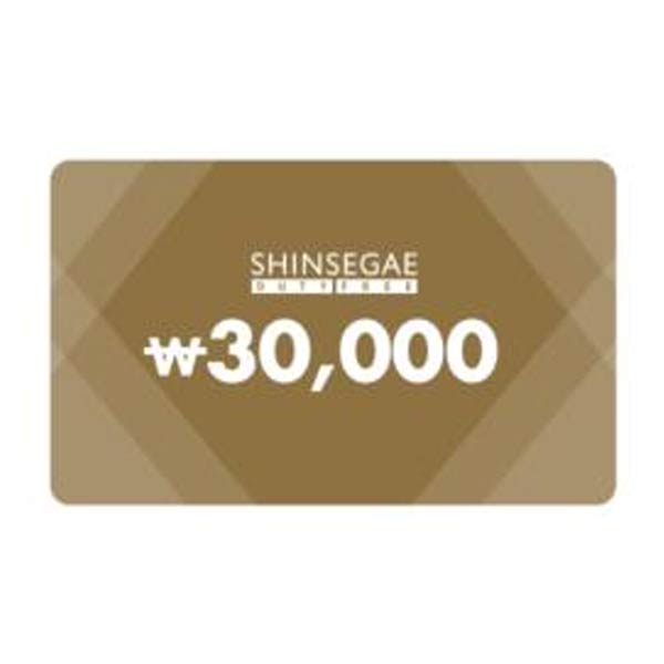 Shinsegae Duty ₩30,000 Gift Certificate