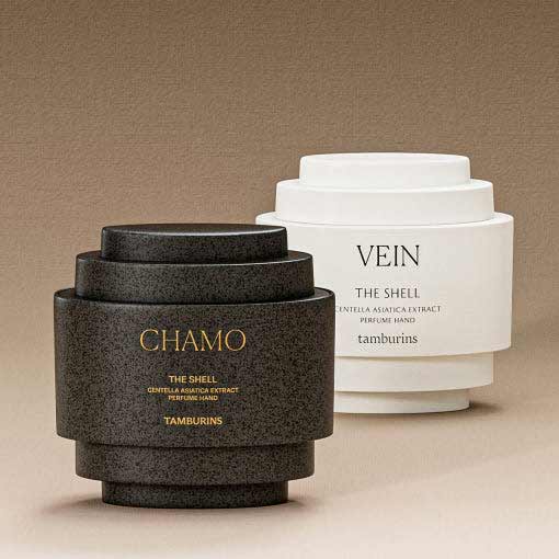 Tambourines Perfume Hand Cream Mini Duo Set (CHAMO+VEIN)
