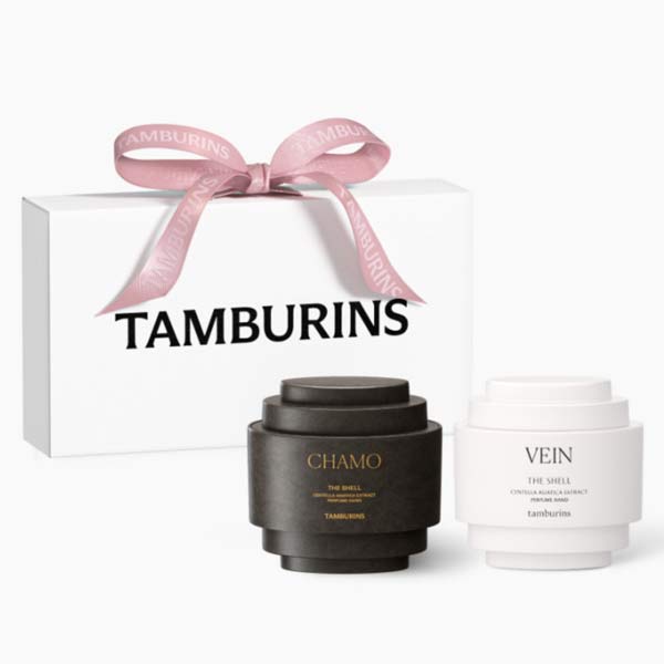 Tambourines Perfume Hand Cream Mini Duo Set (CHAMO+VEIN)