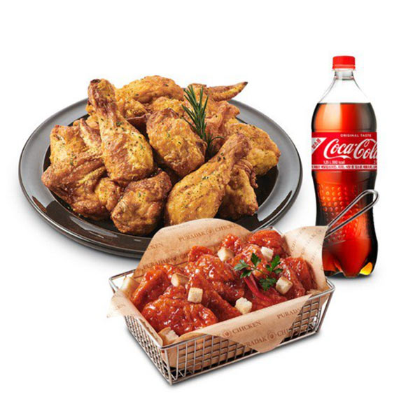 Pura Chicken + Tender Kwubaro Chicken (HOT) + Cola 1.25L