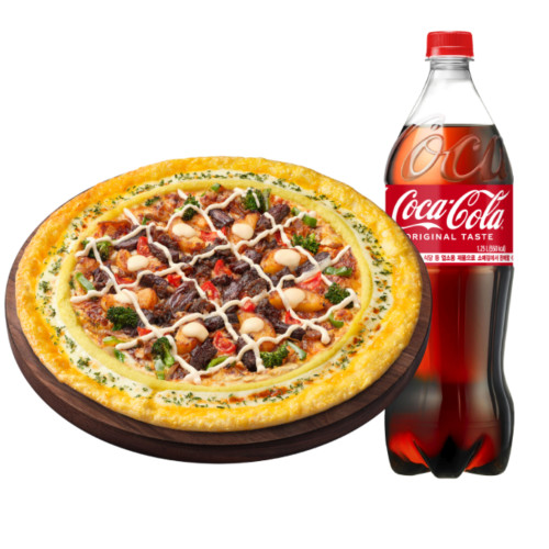 ホワイトトリュフ ステーキ ニョッキ リッチゴールドL + コーラ1.25L