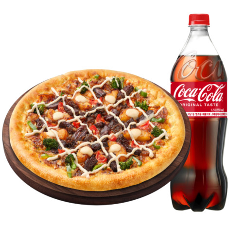 White Truffle Steak Gnocchi Cheese Crust L + 1.25L Cola