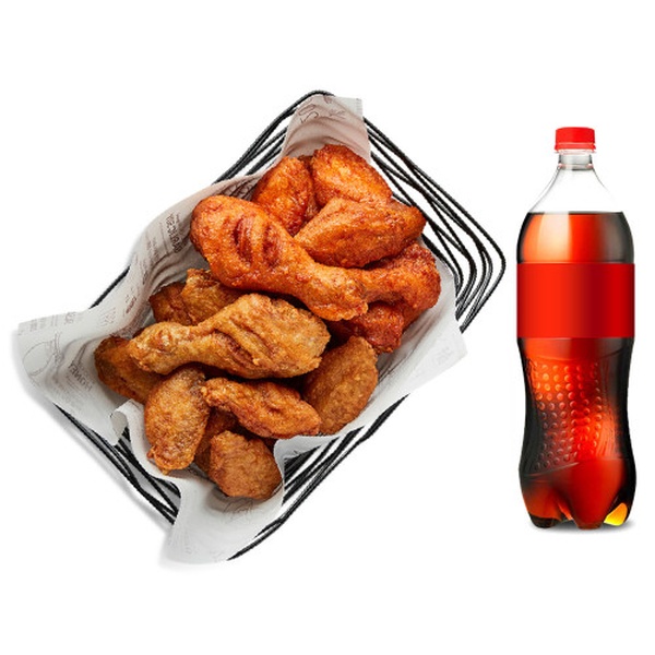 Half & Half Combo + Coke 1.25L