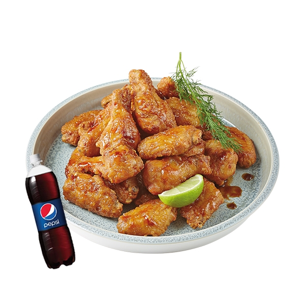 Soy Sauce Wings + Cola 1.25L