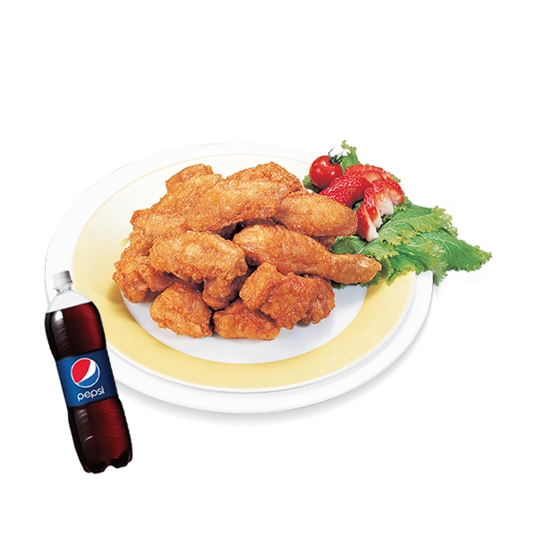 Fried Chicken (Whole) + Cola 1.25L