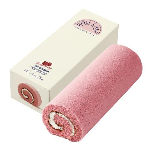 Raspberry Filled Roll Cake