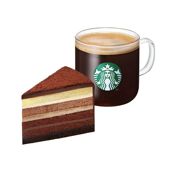 [Sweet Ganache Set] Caffe Americano T + Rich Ganache 9 Layer Cake