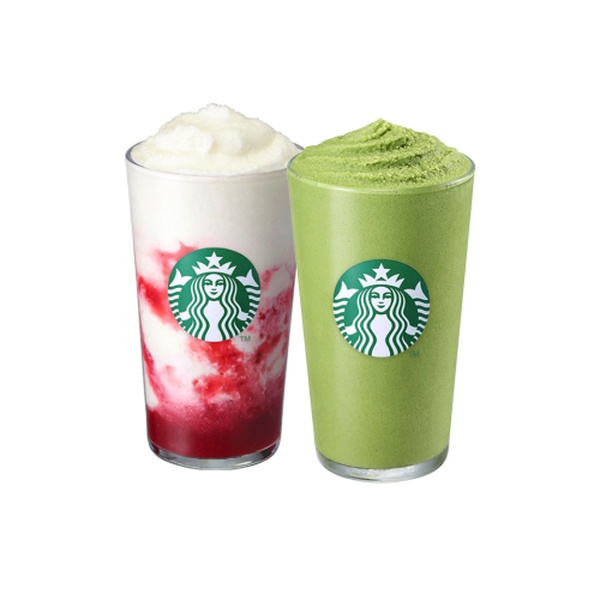 [딸기&말차 요거트] 딸기 딜라이트 요거트 블렌디드 T + 제주 말차 요거트 블렌디드 T