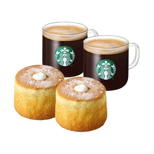 [한가득 즐겨요] 카페 아메리카노 T 2잔 + 부드러운 생크림 카스텔라 2개