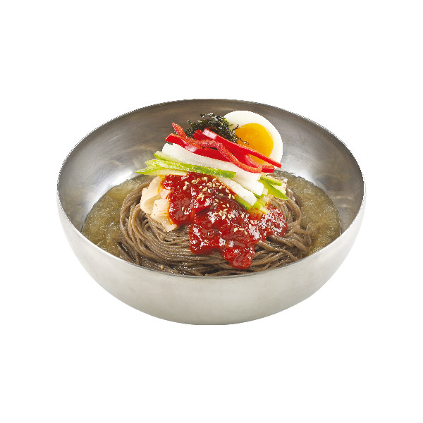 Cold Buckwheat Noodles with Red Pepper Sauce