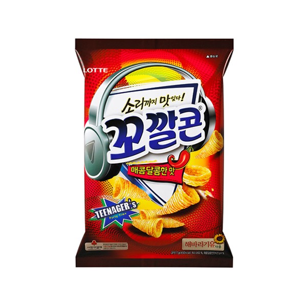 Lotte) Ggoggal Corn Sweet and Spicy Flavor