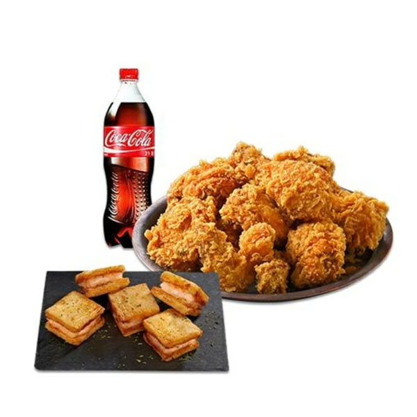 Crispy Chicken + Shrimp Toast + Coke 1.25L