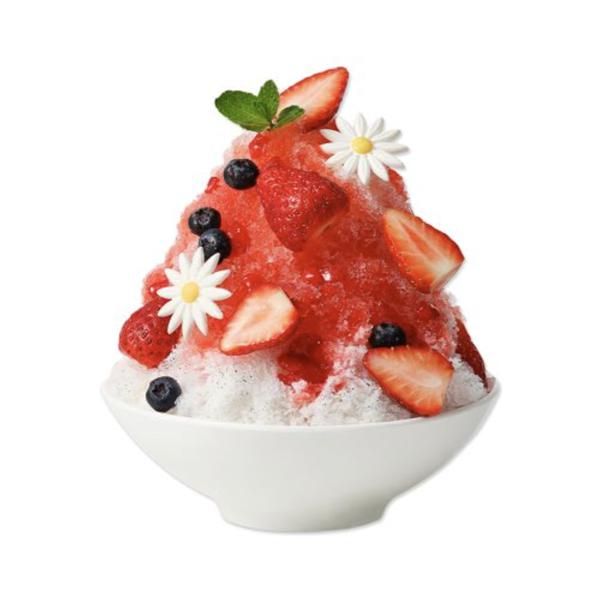 Strawberry Vanilla Bean Shaved Ice