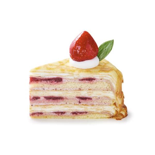 Strawberry crepe (short)