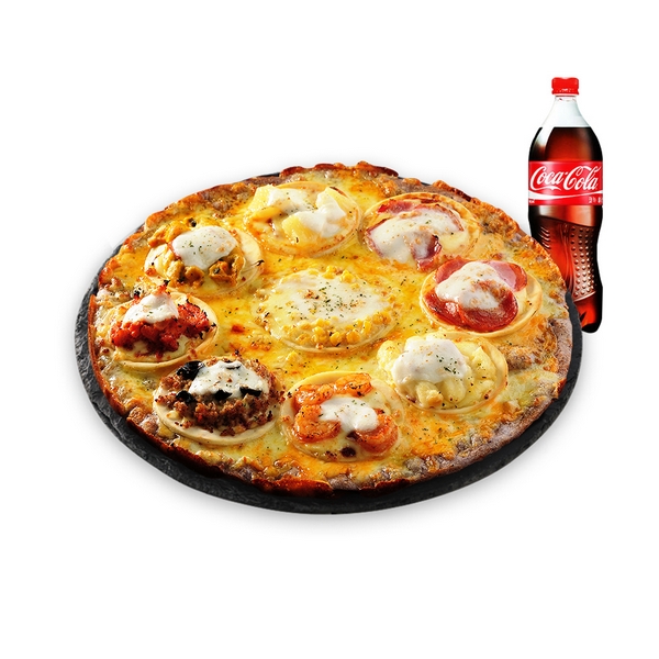 9 Flavor Pizza (R) + Cola 500ml