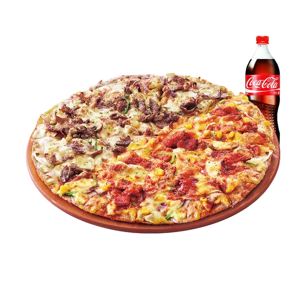 Bulgogi Pizza (L) + Cola 1.25L