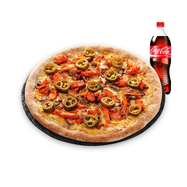 Hot & Spicy Chicken Pizza (R) + Cola 500ml