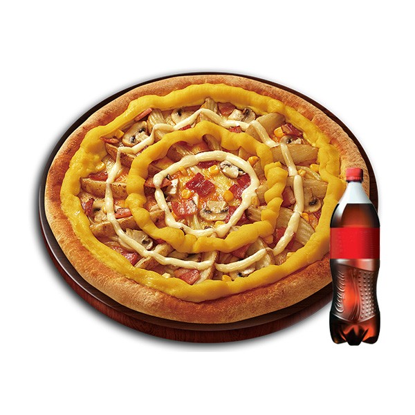 Double Potato Pizza (BL) + Cola 1.25L
