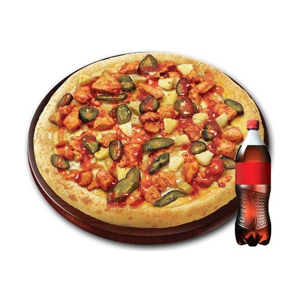 Red Hot Chicken Pizza (L) + Cola 1.25L