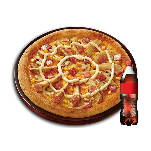 Potato Pizza (L) + Cola 1.25L