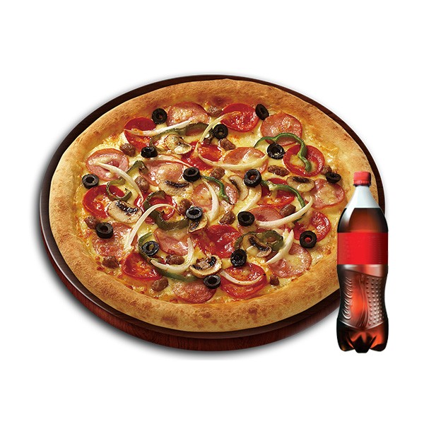 Heaven Special Pizza (L) + Cola 1.25L