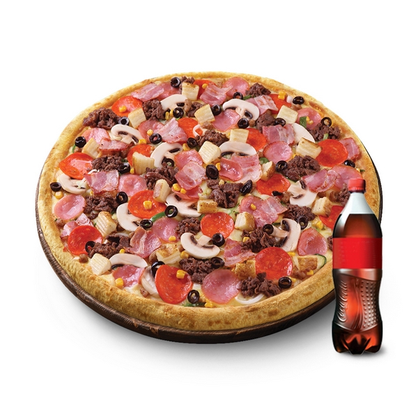 1988 Pizza (L) + Cola 1.25L