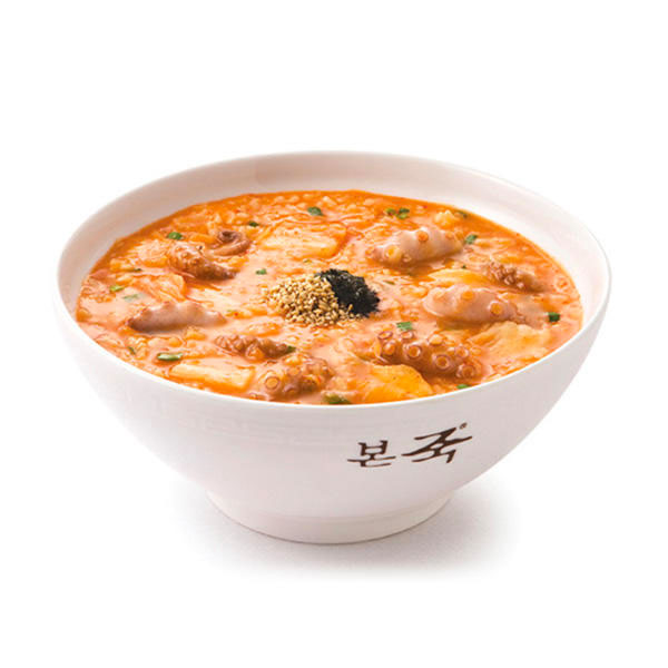 Octopus Kimchi Porridge