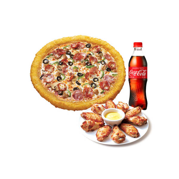 Cheese Roll Super Papa (L) + Pappas wing + Coca-Cola 500ml