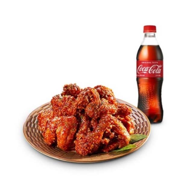 Spicy Seasoned Chicken (bone or boneless) + Coke 1.25L