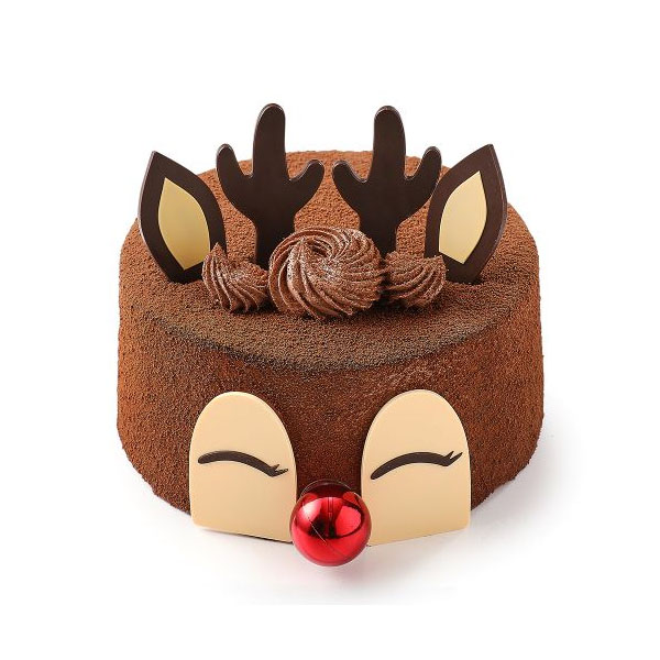 [X-MAS 2022] Rudolph deer nose cake