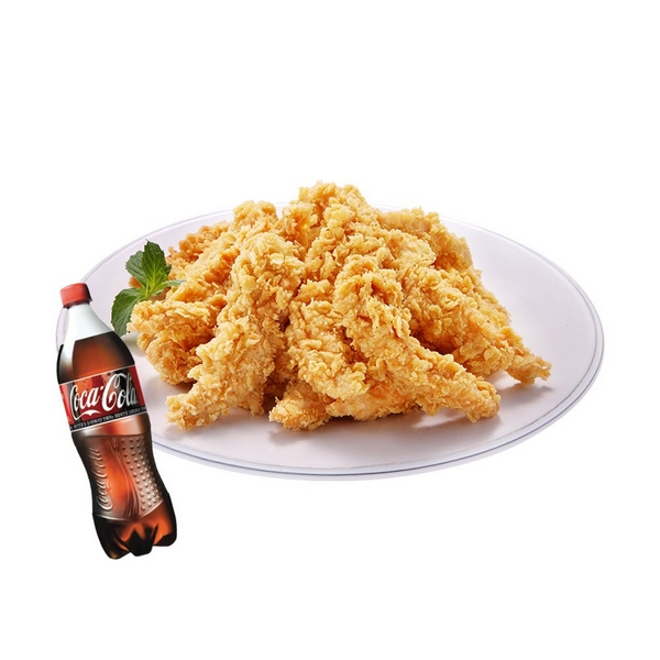 Golden Olive Fried Chicken Tenderloin + Cola 1.25L
