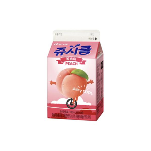 빙그레)쥬시쿨복숭아180ml