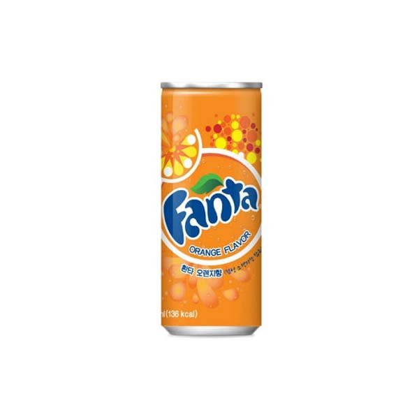 Coca) Fanta Orange Slim Can 250ml