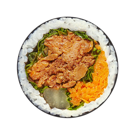 매운 제육쌈 김밥