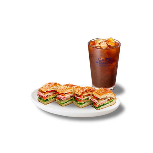 Honey Combination Set Lunch (Lunch Sandwich + Iced Americano (Original) 1 cup)