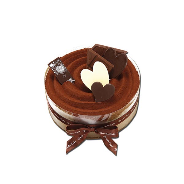 愛を伝える生チョコレートケーキ