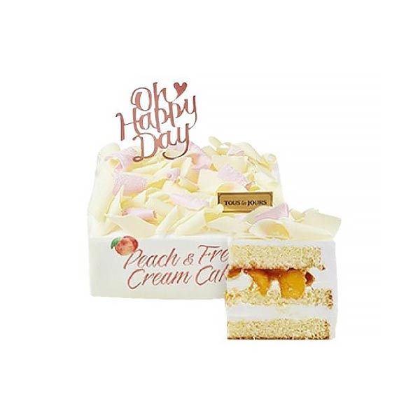 Oh! Happy Peach cake