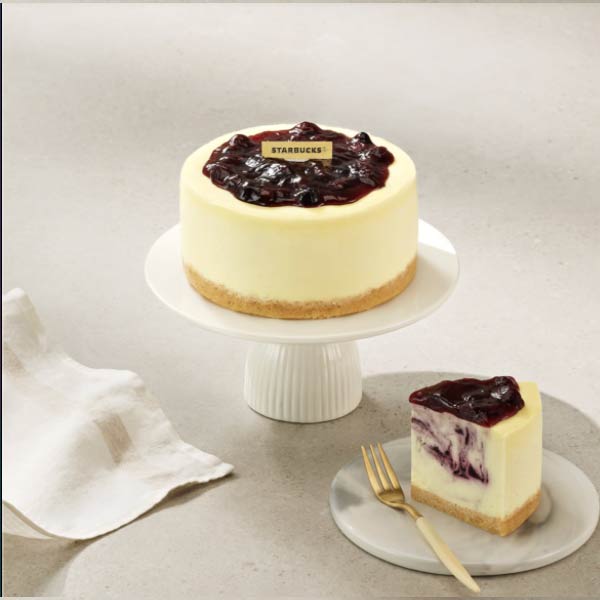 ダブルブルーベリークッキーチーズケーキ