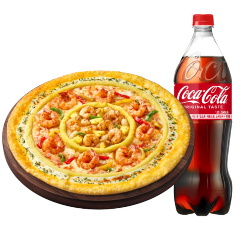 Double Shrimp Crunch Rich Gold L + 1.25L Cola