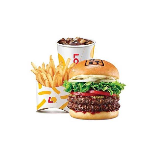 더블 한우불고기버거 세트