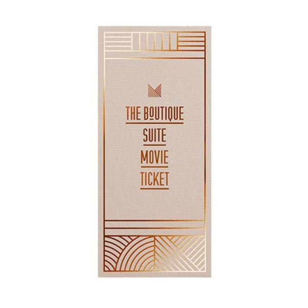 The Boutique Suite Movie Ticket （1人用）